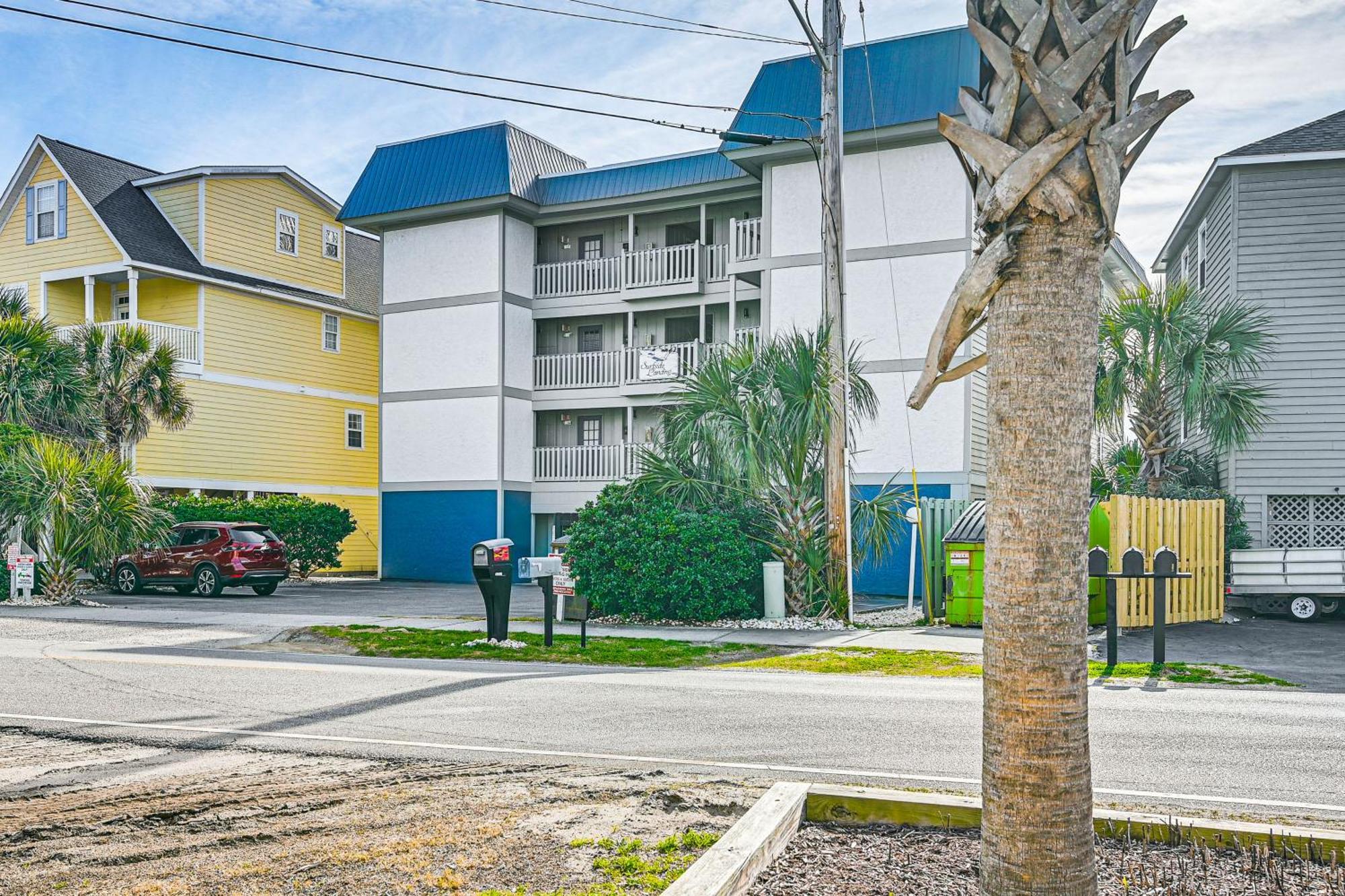 On-The-Beach Escape Oceanfront In Surfside! Myrtle Beach Eksteriør billede